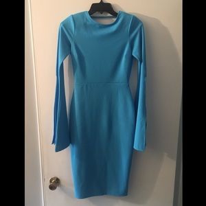 SOLD!! ASOS powder blue bell-sleeve dress
